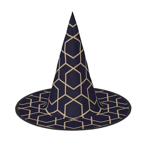Pidgazdfgv Geometrische Linien, Halloween-Hut, Weihnachten, Party, Cosplay, Kostüm, für Herren und Damen, klassisches Accessoire, Faschingshaar Pidgazdfgv Geometrische Linien, Halloween-Hut, Weihnachten, Party, Cosplay, Kostüm, für Herren und Damen, klassisches Accessoire, Faschingshaar von Pidgazdfgv