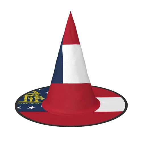 Pidgazdfgv Georgia-Flagge, Halloween-Hut, Weihnachten, Party, Cosplay, Kostüm, für Herren und Damen, klassisches Accessoire von Pidgazdfgv