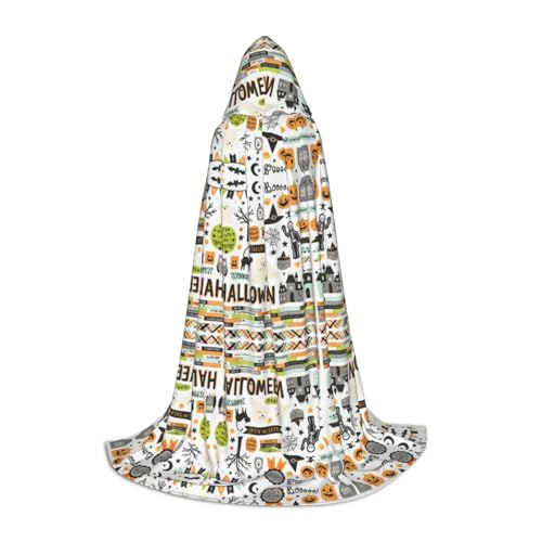 Pidgazdfgv Halloween Scrapbook Kapuzenumhang Halloween Kind Verkleidung Kind Dress Up Zubehör Kostüm Party Cosplay Pidgazdfgv Halloween Scrapbook Kapuzenumhang Halloween Kind Verkleidung Kind Dress Up Zubehör Kostüm Party Cosplay von Pidgazdfgv