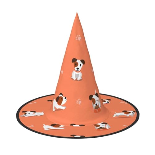 Pidgazdfgv Hund mit großen Knochen, Halloween-Mütze, Weihnachtsfeier, Cosplay, Kostüm, für Herren und Damen, klassisches Accessoire von Pidgazdfgv
