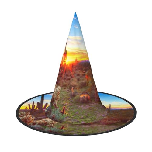 Pidgazdfgv Kaktus Wüste Sonnenuntergang Halloween Hut Weihnachten Party Cosplay Kostüm Herren Damen Klassisches Accessoire Fasching Haar Pidgazdfgv Kaktus Wüste Sonnenuntergang Halloween Hut Weihnachten Party Cosplay Kostüm Herren Damen Klassisches Accessoire Fasching Haar von Pidgazdfgv