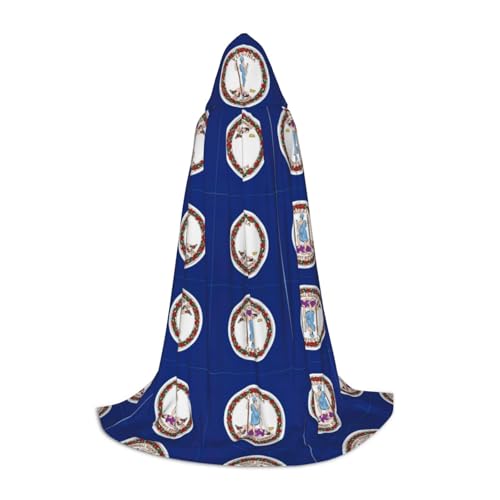 Pidgazdfgv Kapuzenumhang Virginia Staatsflagge Halloween Kind Verkleidung Zubehör Kostüm Party Cosplay Pidgazdfgv Kapuzenumhang Virginia Staatsflagge Halloween Kind Verkleidung Zubehör Kostüm Party Cosplay von Pidgazdfgv