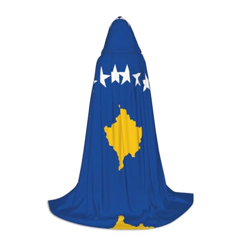 Pidgazdfgv Kapuzenumhang mit Flagge des Kosovos, Halloween, Kinderkostüm, Zubehör, Kostüm, Party, Cosplay Pidgazdfgv Kapuzenumhang mit Flagge des Kosovos, Halloween, Kinderkostüm, Zubehör, Kostüm, Party, Cosplay von Pidgazdfgv