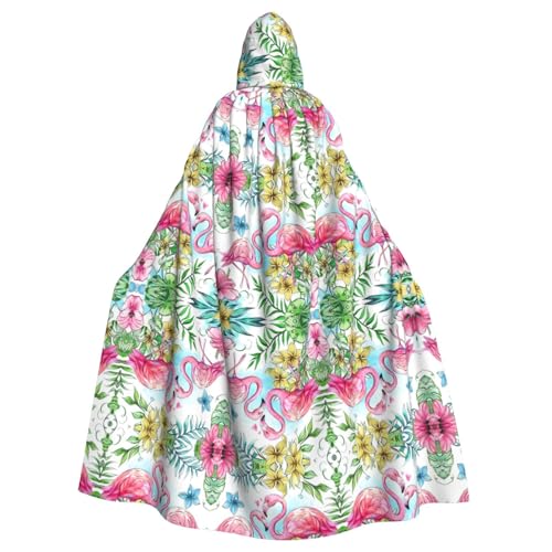 Pidgazdfgv Kapuzenumhang mit Flamingo-Blumen, Unisex, für Erwachsene, Cosplay-Kostüme, 147,3 cm, Halloween, Weihnachten, Party, Verkleidung Pidgazdfgv Kapuzenumhang mit Flamingo-Blumen, Unisex, für Erwachsene, Cosplay-Kostüme, 147,3 cm, Halloween, Weihnachten, Party, Verkleidung von Pidgazdfgv