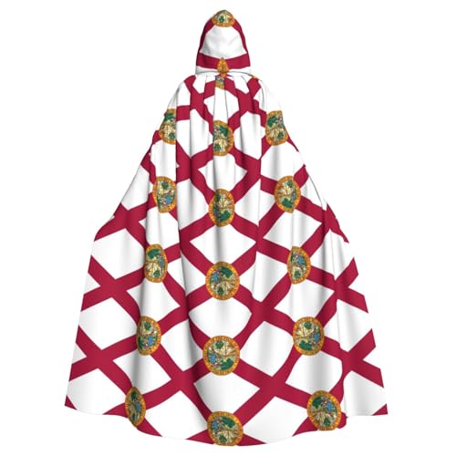 Pidgazdfgv Kapuzenumhang mit Florida-Staatsflagge, Unisex, für Erwachsene, Cosplay-Kostüme, 147,3 cm, Halloween, Weihnachten, Party, Verkleidung Pidgazdfgv Kapuzenumhang mit Florida-Staatsflagge, Unisex, für Erwachsene, Cosplay-Kostüme, 147,3 cm, Halloween, Weihnachten, Party, Verkleidung von Pidgazdfgv