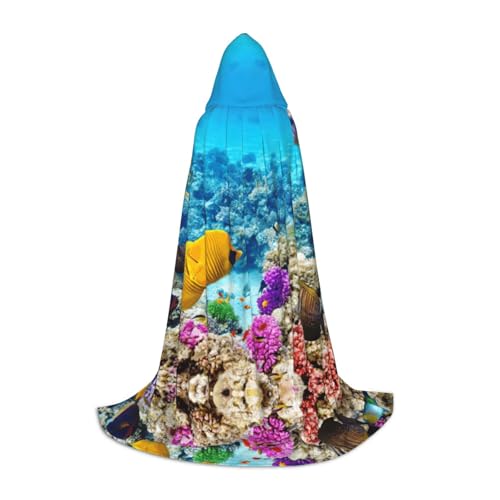 Pidgazdfgv Kapuzenumhang mit Korallen und Seefischen, Halloween, Kinderkostüm, Kostüm, Party, Cosplay Pidgazdfgv Kapuzenumhang mit Korallen und Seefischen, Halloween, Kinderkostüm, Kostüm, Party, Cosplay von Pidgazdfgv