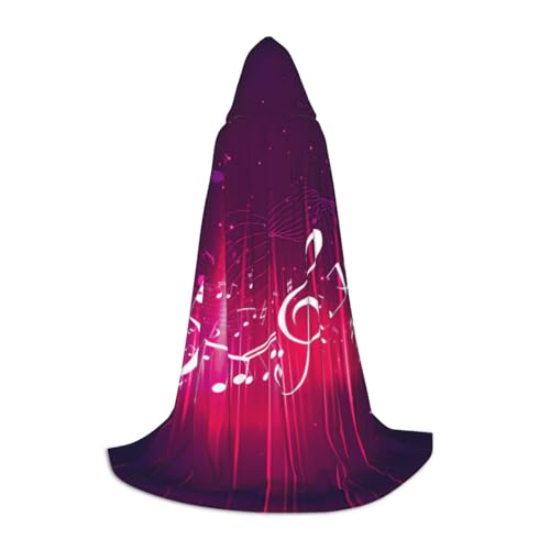 Pidgazdfgv Kapuzenumhang mit Musiknoten für Halloween, Kinderkostüm, Kostüm, Party, Cosplay Pidgazdfgv Kapuzenumhang mit Musiknoten für Halloween, Kinderkostüm, Kostüm, Party, Cosplay von Pidgazdfgv