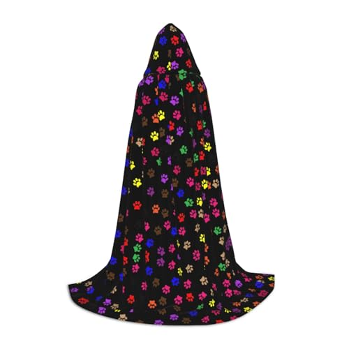 Pidgazdfgv Kapuzenumhang mit Pfotenabdruck, Halloween, Kinderkostüm, Zubehör, Kostüm, Party, Cosplay Pidgazdfgv Kapuzenumhang mit Pfotenabdruck, Halloween, Kinderkostüm, Zubehör, Kostüm, Party, Cosplay von Pidgazdfgv