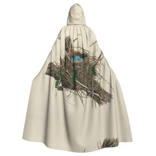 Pidgazdfgv Kapuzenumhang mit Vogelnest, Unisex, für Erwachsene, Cosplay, Kostüme, 147,3 cm, Halloween, Weihnachten, Party, Verkleidung Pidgazdfgv Kapuzenumhang mit Vogelnest, Unisex, für Erwachsene, Cosplay, Kostüme, 147,3 cm, Halloween, Weihnachten, Party, Verkleidung von Pidgazdfgv
