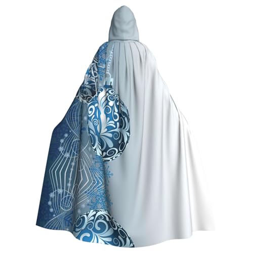 Pidgazdfgv Kapuzenumhang mit Weihnachtsspuren auf Kugeln, Unisex, für Erwachsene, Cosplay-Kostüme, 147,3 cm, Halloween, Weihnachten, Party, Verkleidung Pidgazdfgv Kapuzenumhang mit Weihnachtsspuren auf Kugeln, Unisex, für Erwachsene, Cosplay-Kostüme, 147,3 cm, Halloween, Weihnachten, Party, Verkleidung von Pidgazdfgv