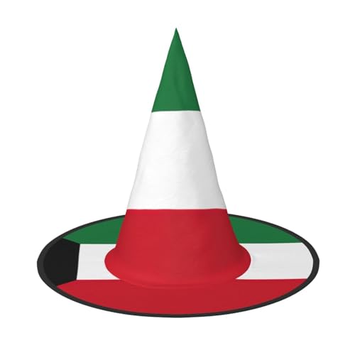 Pidgazdfgv Kuwaitische Flagge, Halloween-Hut, Weihnachten, Party, Cosplay, Kostüm, für Herren und Damen, klassisches Accessoire von Pidgazdfgv