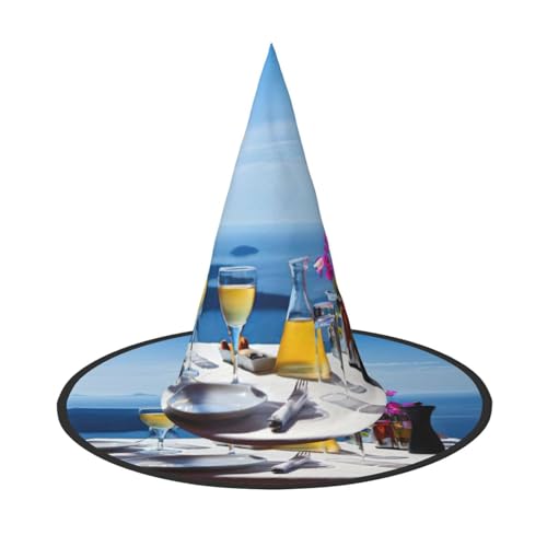 Pidgazdfgv Landschaft eines Tisches über dem Meer, Halloween-Hut, Weihnachtsfeier, Cosplay, Kostüm, für Herren und Damen, klassisches Accessoire Pidgazdfgv Landschaft eines Tisches über dem Meer, Halloween-Hut, Weihnachtsfeier, Cosplay, Kostüm, für Herren und Damen, klassisches Accessoire von Pidgazdfgv