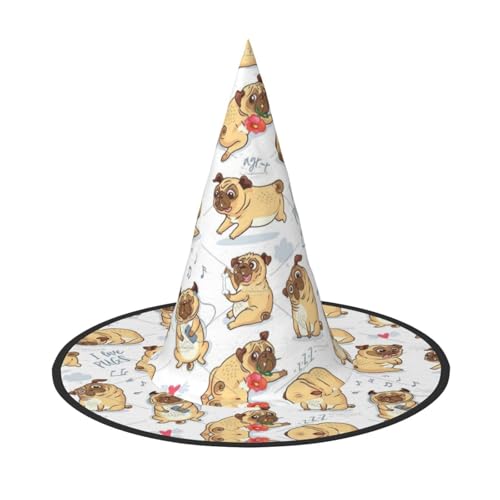 Pidgazdfgv Lustiger Hund Halloween Hut Weihnachten Party Cosplay Kostüm Herren Damen Klassisches Accessoire Fasching Haar Pidgazdfgv Lustiger Hund Halloween Hut Weihnachten Party Cosplay Kostüm Herren Damen Klassisches Accessoire Fasching Haar von Pidgazdfgv