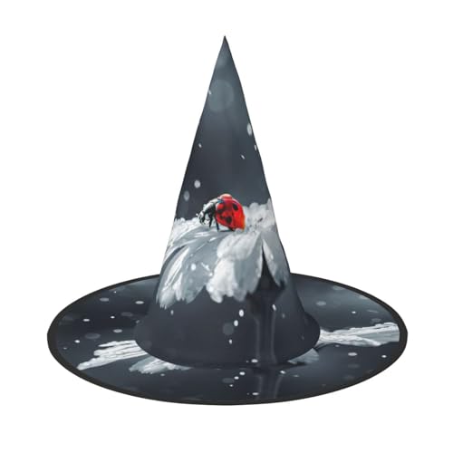 Pidgazdfgv Marienkäfer auf Gänseblümchen, Halloween-Hut, Weihnachten, Party, Cosplay, Kostüm, für Herren und Damen, klassisches Accessoire Pidgazdfgv Marienkäfer auf Gänseblümchen, Halloween-Hut, Weihnachten, Party, Cosplay, Kostüm, für Herren und Damen, klassisches Accessoire von Pidgazdfgv
