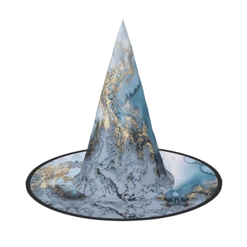 Pidgazdfgv Marmor Halloween Hut Weihnachten Party Cosplay Kostüm Herren Damen Klassisches Accessoire Fasching Haar von Pidgazdfgv