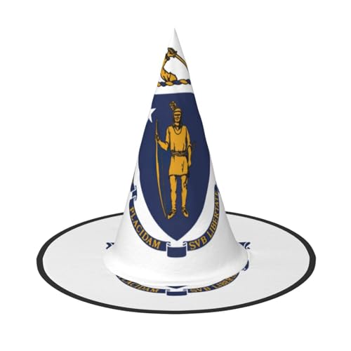 Pidgazdfgv Massachusetts Staatsflagge Halloween Hut Weihnachten Party Cosplay Kostüm Herren Damen Klassisches Accessoire Fasching Haar Pidgazdfgv Massachusetts Staatsflagge Halloween Hut Weihnachten Party Cosplay Kostüm Herren Damen Klassisches Accessoire Fasching Haar von Pidgazdfgv
