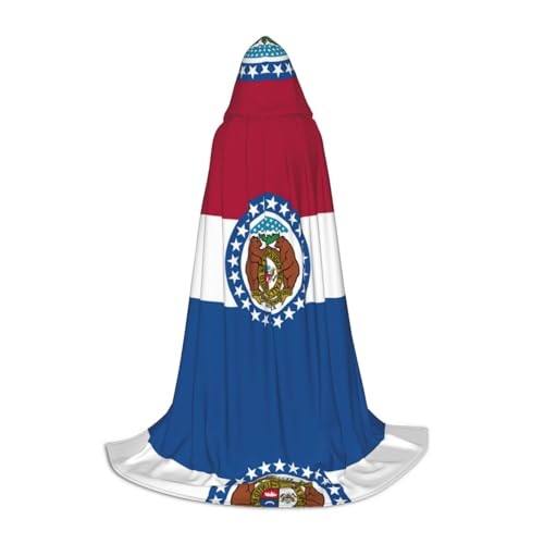 Pidgazdfgv Missouri State Flag Kapuzenumhang Halloween Kind Verkleidung Zubehör Kostüm Party Cosplay Pidgazdfgv Missouri State Flag Kapuzenumhang Halloween Kind Verkleidung Zubehör Kostüm Party Cosplay von Pidgazdfgv