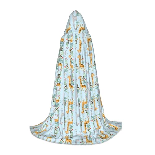 Pidgazdfgv Niedlicher Giraffen-Blumen-Kapuzenumhang für Halloween, Kinder-Kostüm, Party, Cosplay Pidgazdfgv Niedlicher Giraffen-Blumen-Kapuzenumhang für Halloween, Kinder-Kostüm, Party, Cosplay von Pidgazdfgv