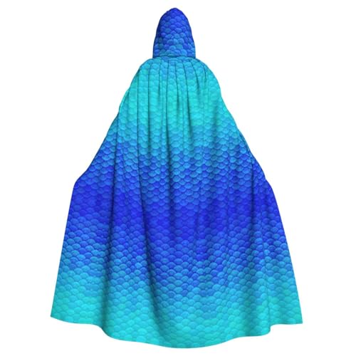 Pidgazdfgv Ozean-Meerjungfrauen-Fisch-Kapuzenumhang, Unisex, für Erwachsene, Cosplay-Kostüme, 147,3 cm, Halloween, Weihnachten, Party, Verkleidung Pidgazdfgv Ozean-Meerjungfrauen-Fisch-Kapuzenumhang, Unisex, für Erwachsene, Cosplay-Kostüme, 147,3 cm, Halloween, Weihnachten, Party, Verkleidung von Pidgazdfgv