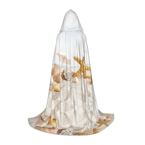 Pidgazdfgv Perlen-Umhang mit Seestern-Muschel-Motiv, mit Kapuze, Halloween, Kinder-Kostüm, Party, Cosplay Pidgazdfgv Perlen-Umhang mit Seestern-Muschel-Motiv, mit Kapuze, Halloween, Kinder-Kostüm, Party, Cosplay von Pidgazdfgv