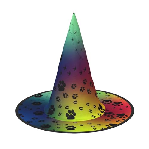 Pidgazdfgv Pfotenabdrücke Muster Halloween Hut Weihnachten Party Cosplay Kostüm Herren Damen Klassisches Accessoire Fasching Haar Pidgazdfgv Pfotenabdrücke Muster Halloween Hut Weihnachten Party Cosplay Kostüm Herren Damen Klassisches Accessoire Fasching Haar von Pidgazdfgv