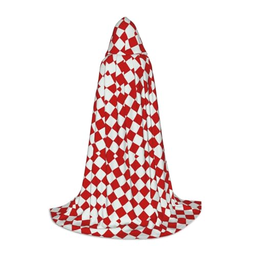 Pidgazdfgv Rosafarbener romantischer Kapuzenumhang mit Gittermuster, Halloween, Kinderkostüm, Kostüm, Party, Cosplay Pidgazdfgv Rosafarbener romantischer Kapuzenumhang mit Gittermuster, Halloween, Kinderkostüm, Kostüm, Party, Cosplay von Pidgazdfgv