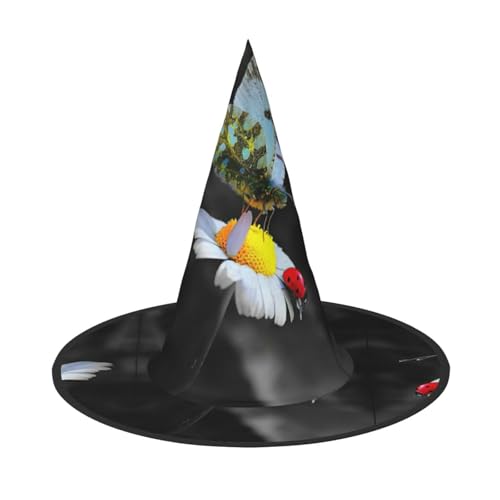 Pidgazdfgv Schmetterling Marienkäfer Blume Halloween Hut Weihnachten Party Cosplay Kostüm Herren Damen Klassisches Accessoire Fasching Haar Pidgazdfgv Schmetterling Marienkäfer Blume Halloween Hut Weihnachten Party Cosplay Kostüm Herren Damen Klassisches Accessoire Fasching Haar von Pidgazdfgv