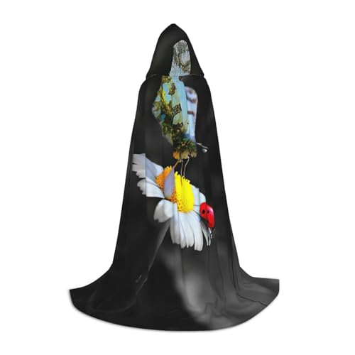 Pidgazdfgv Schmetterling Marienkäfer Blume Kapuzenumhang Halloween Kind Verkleidung Zubehör Kostüm Party Cosplay Pidgazdfgv Schmetterling Marienkäfer Blume Kapuzenumhang Halloween Kind Verkleidung Zubehör Kostüm Party Cosplay von Pidgazdfgv