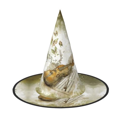 Pidgazdfgv Schmetterling und Cello Halloween Hut Weihnachten Party Cosplay Kostüm Herren Damen Klassisches Accessoire Fasching Haar Pidgazdfgv Schmetterling und Cello Halloween Hut Weihnachten Party Cosplay Kostüm Herren Damen Klassisches Accessoire Fasching Haar von Pidgazdfgv