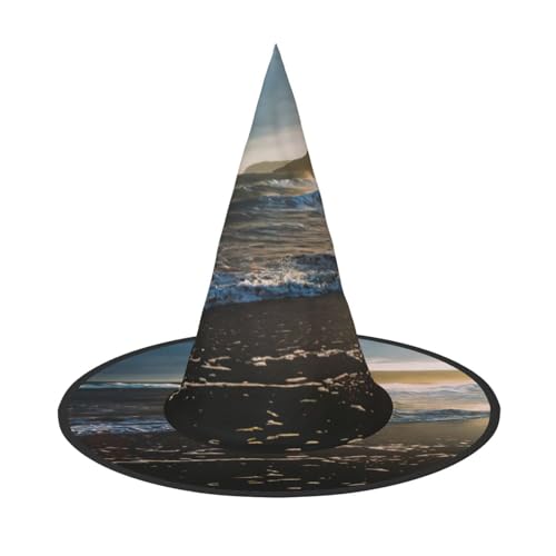 Pidgazdfgv Seascape Halloween Hut Weihnachten Party Cosplay Kostüm Herren Damen Klassisches Accessoire Fasching Haar von Pidgazdfgv