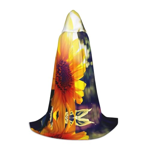 Pidgazdfgv Sonnenblumen-Umhang mit Kapuze, Halloween, Kinder-Kostüm, Party, Cosplay Pidgazdfgv Sonnenblumen-Umhang mit Kapuze, Halloween, Kinder-Kostüm, Party, Cosplay von Pidgazdfgv