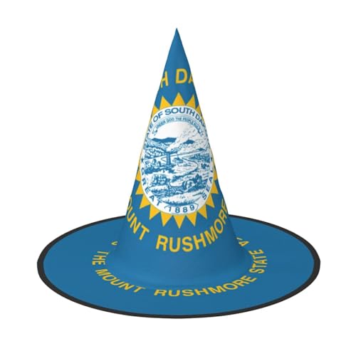 Pidgazdfgv South Dakota Flagge Halloween Hut Weihnachten Party Cosplay Kostüm Herren Damen Klassisches Accessoire Fasching Haar Pidgazdfgv South Dakota Flagge Halloween Hut Weihnachten Party Cosplay Kostüm Herren Damen Klassisches Accessoire Fasching Haar von Pidgazdfgv