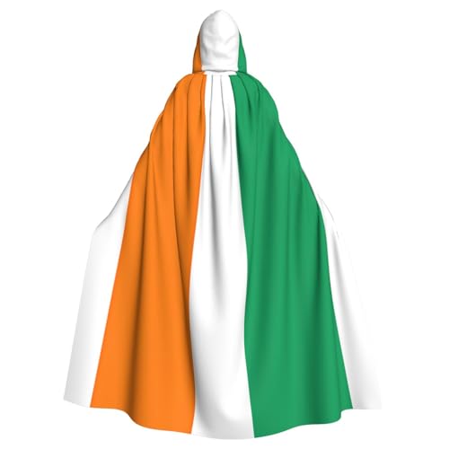 Pidgazdfgv Umhang mit Kapuze, Motiv: Flagge der Elfenbeinküste, Unisex, für Erwachsene, Cosplay, 147,3 cm, Halloween, Weihnachten, Party, Verkleidung Pidgazdfgv Umhang mit Kapuze, Motiv: Flagge der Elfenbeinküste, Unisex, für Erwachsene, Cosplay, 147,3 cm, Halloween, Weihnachten, Party, Verkleidung von Pidgazdfgv