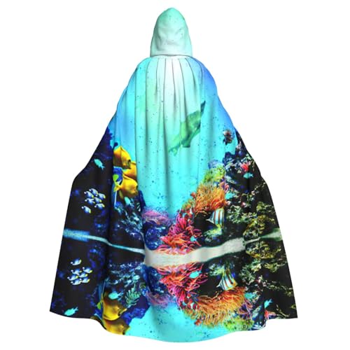 Pidgazdfgv Umhang mit Kapuze, bunt, Fischgruppen, Unisex, für Erwachsene, Cosplay, 147,3 cm, Halloween, Weihnachten, Party, Verkleidung Pidgazdfgv Umhang mit Kapuze, bunt, Fischgruppen, Unisex, für Erwachsene, Cosplay, 147,3 cm, Halloween, Weihnachten, Party, Verkleidung von Pidgazdfgv