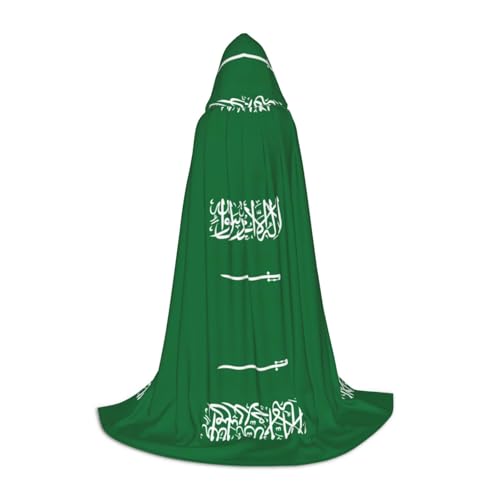 Pidgazdfgv Umhang mit Kapuze und Flagge Saudi-Arabiens, Halloween-Kostüm, Party, Cosplay Pidgazdfgv Umhang mit Kapuze und Flagge Saudi-Arabiens, Halloween-Kostüm, Party, Cosplay von Pidgazdfgv