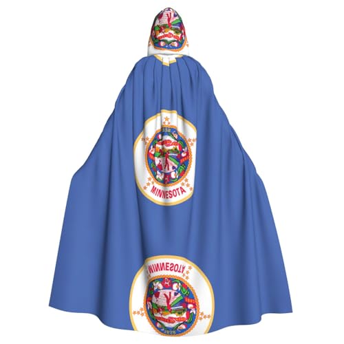 Pidgazdfgv Umhang mit Kapuze und Umhang mit Minnesota-Flagge, Unisex, für Erwachsene, Cosplay, 147,3 cm, Halloween, Weihnachten, Party, Verkleidung Pidgazdfgv Umhang mit Kapuze und Umhang mit Minnesota-Flagge, Unisex, für Erwachsene, Cosplay, 147,3 cm, Halloween, Weihnachten, Party, Verkleidung von Pidgazdfgv