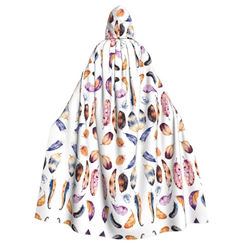 Pidgazdfgv Umhang mit Kapuze und buntem Druck, Unisex, für Erwachsene, Cosplay, Kostüme, 147,3 cm, Halloween, Weihnachten, Party, Verkleidung Pidgazdfgv Umhang mit Kapuze und buntem Druck, Unisex, für Erwachsene, Cosplay, Kostüme, 147,3 cm, Halloween, Weihnachten, Party, Verkleidung von Pidgazdfgv
