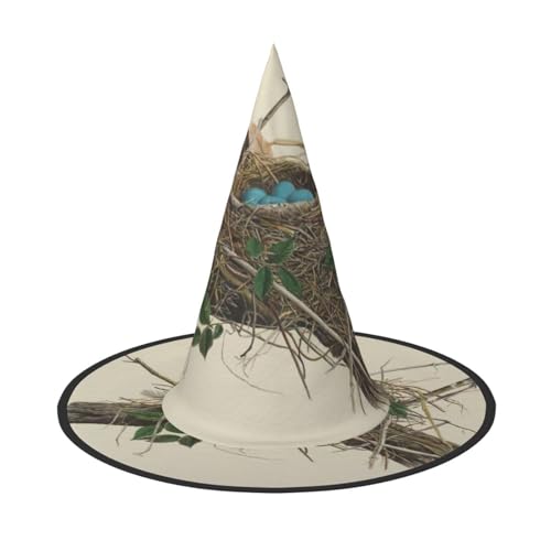 Pidgazdfgv Vogelnest Halloween Hut Weihnachten Party Cosplay Kostüm Herren Damen Klassisches Accessoire Fasching Haar von Pidgazdfgv