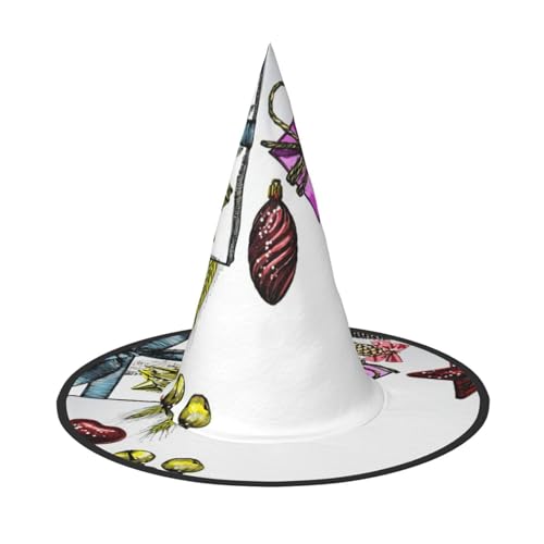 Pidgazdfgv Weihnachten 1 Halloween Hut Weihnachten Party Cosplay Kostüm Herren Damen Klassisches Accessoire Fasching Haar Pidgazdfgv Weihnachten 1 Halloween Hut Weihnachten Party Cosplay Kostüm Herren Damen Klassisches Accessoire Fasching Haar von Pidgazdfgv