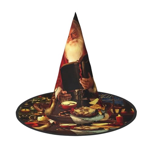Pidgazdfgv Weihnachtsmann-Hut, Halloween-Mütze, Weihnachtsfeier, Cosplay, Kostüm, für Herren und Damen, klassisches Accessoire, Verkleidung von Pidgazdfgv