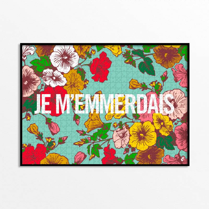 Piece & Love Je m'emmerdais 1000 Teile Puzzle Piece-And-Love-84003 von Piece & Love