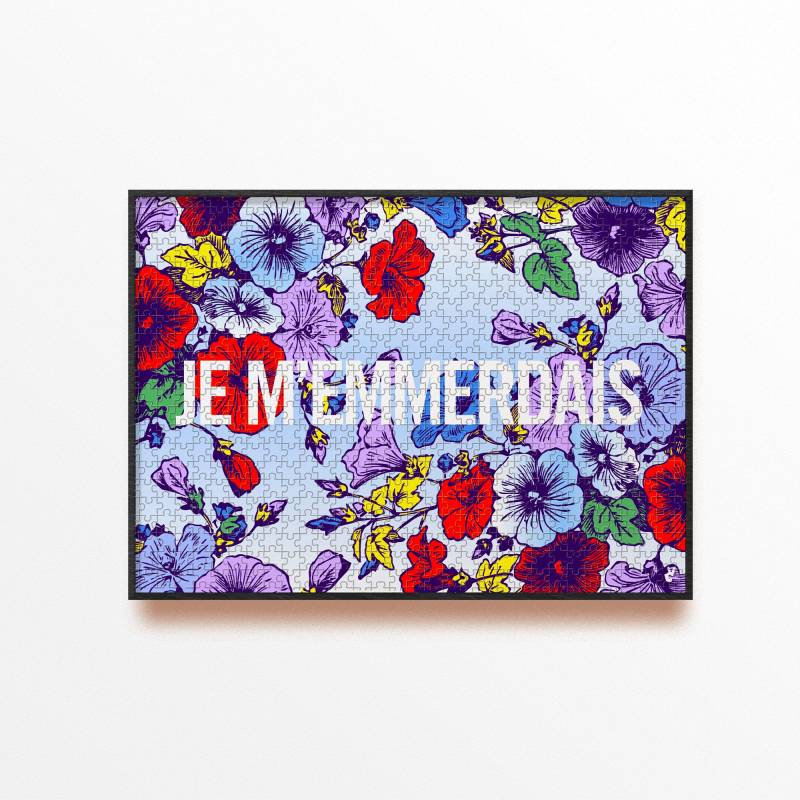 Piece & Love Je m'emmerdais Grave 1000 Teile Puzzle Piece-And-Love-84157 von Piece & Love