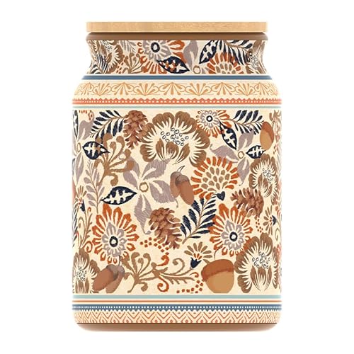 PieceRelax 3D Puzzle Stiftehalter – Autumn Abundance | 128 Kunststoffteile & Holzdeckel | DIY-Behälter zum Selbstbauen | Kreatives Geschenk für Zuhause & Büro [BA1017] von PieceRelax