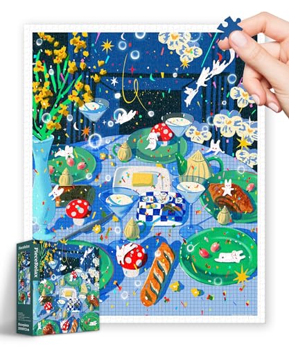 PieceRelax Puzzle 2000 Teile für Erwachsene & Kinder ab 14 – Fangyu Ma - It's Party Night [H3498], 72,8 x 58,9 cm, Herausforderung & Achtsamkeit für Ihre Me-Time von PieceRelax