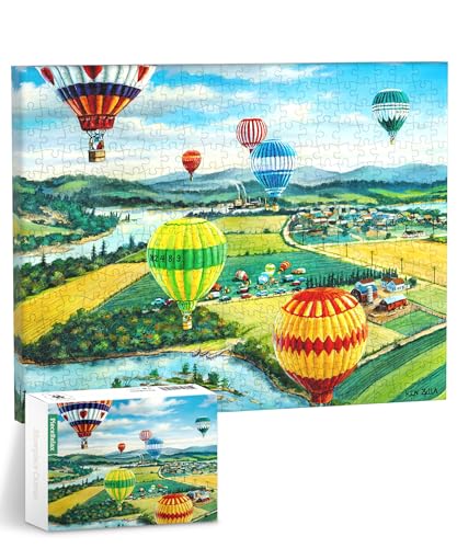 PieceRelax Puzzle Wandbild – Ken Zylla - Ballooners Rally | DIY-Puzzle zum Aufhängen | Wanddeko für Zuhause & Büro [HN1299] von PieceRelax