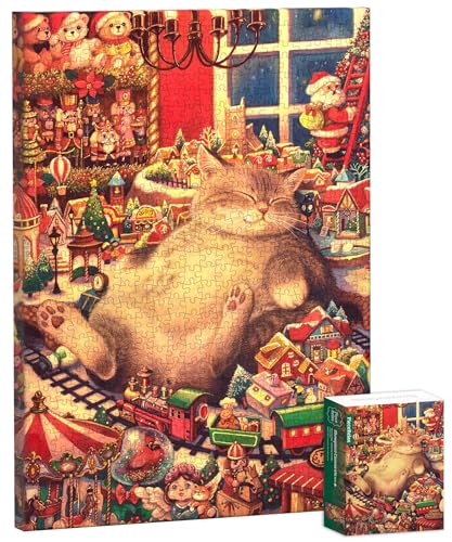 PieceRelax Puzzle Wandbild – Phoenix Chan - Christmas Eve Gifts | DIY-Puzzle zum Aufhängen | Wanddeko für Zuhause & Büro [HN1476] von PieceRelax