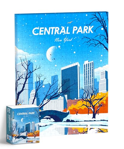 PieceRelax Puzzle Wandbild – Studio Inception - Days in New York - Central Park | 366 Teile | DIY-Puzzle zum Aufhängen | Wanddeko für Zuhause & Büro [HN1404] von PieceRelax