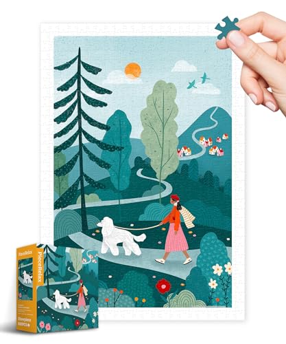 PieceRelax Puzzle 600 Teile für Erwachsene – Bea Muller - Wander in The Woods [H3419], 44,6 x 30,8 cm, Herausforderung & Achtsamkeit für Ihre Me-Time von PieceRelax