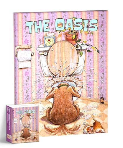 PieceRelax Puzzle Wandbild – Gary Patterson - The Oasis | 366 Teile | DIY-Puzzle zum Aufhängen | Wanddeko für Zuhause & Büro [HN1434] von PieceRelax
