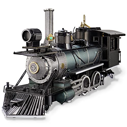 Piececool 3D Metall Puzzle für Erwachsene - Mogul Lokomotive Puzzles Modell Lokomotive Puzzle Metall Erwachsene DIY Kit von piececool